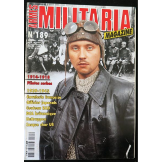 ARMES MILITARIA Magazine n° 189 de avril 2001 sur pilotes serbes