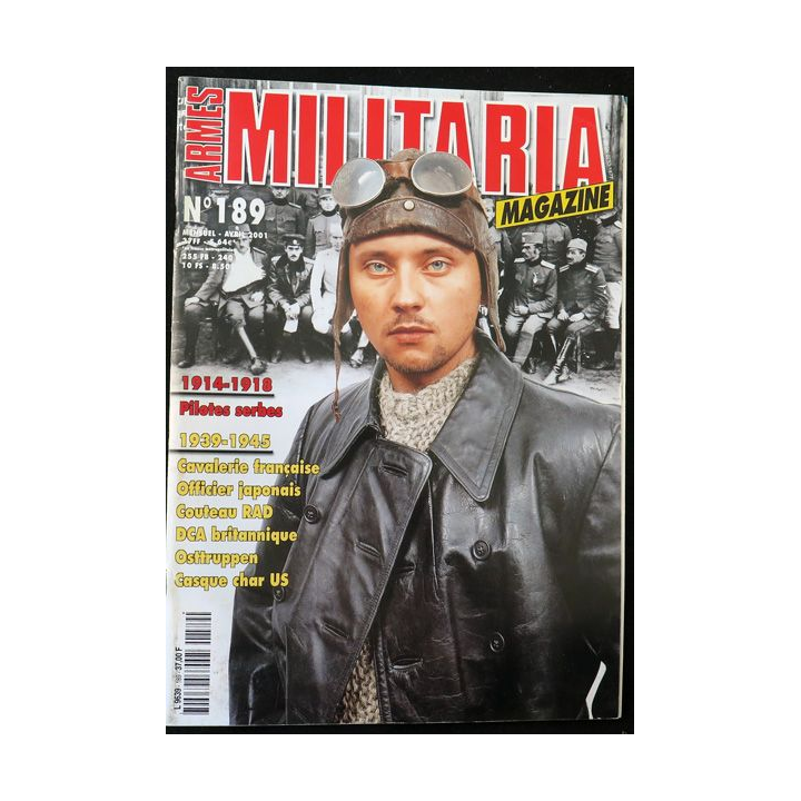ARMES MILITARIA Magazine n° 189 de avril 2001 sur pilotes serbes