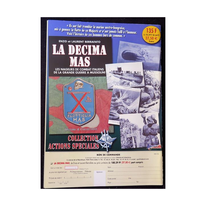ARMES MILITARIA Magazine n° 193 de août 2001 sur l'Indochine