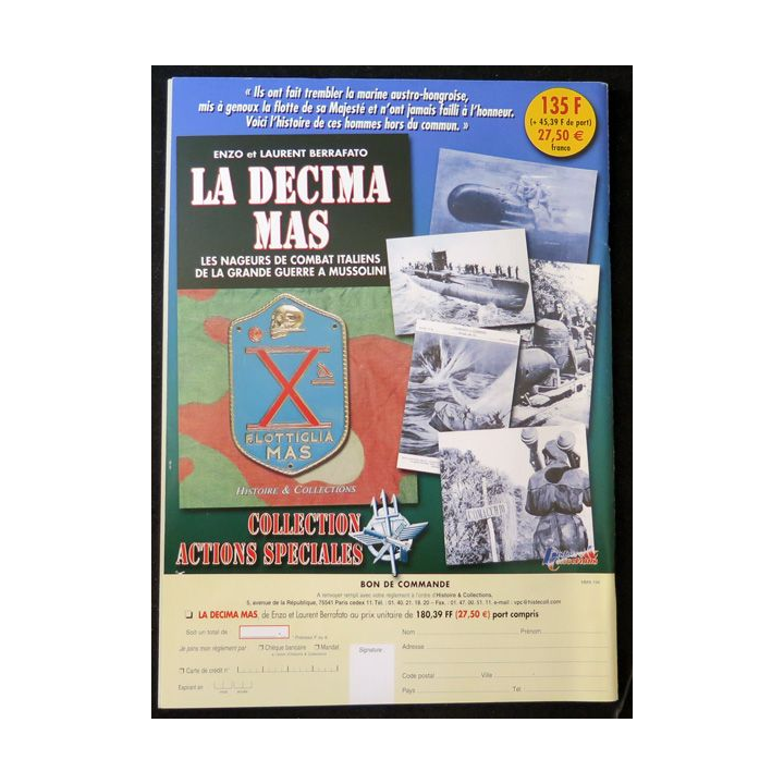 ARMES MILITARIA Magazine n° 194 de septembre 2001 sur l'Indochine