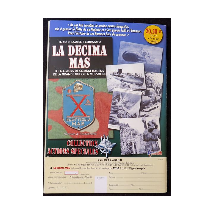 ARMES MILITARIA Magazine n° 195 de octobre 2001 sur la 13° DBLE