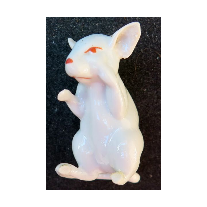 Lot de souris en céramique 3 grandes et 8 petites (quelques petits éclats)