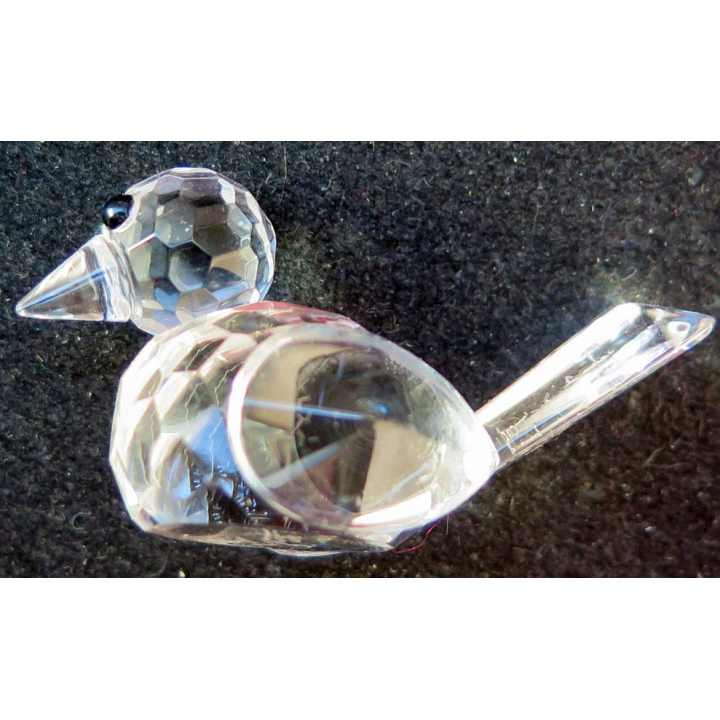 oiseau en verre taillé (3 x 5,5 cm)