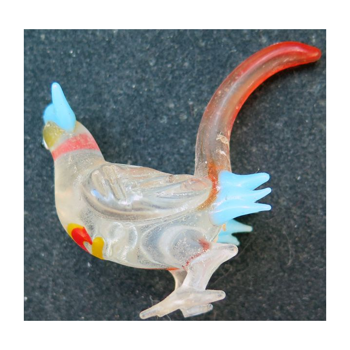 Coq en verre (4,5 x 5,7 cm)