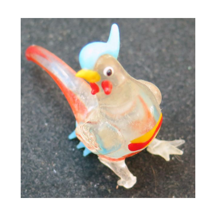 Coq en verre (4,5 x 5,7 cm)
