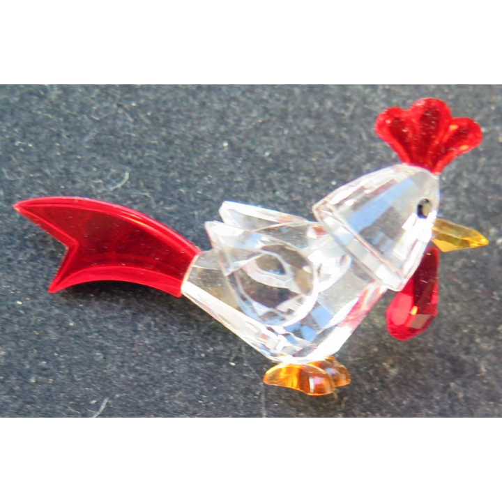 Coq en verre (5 x 3 cm)
