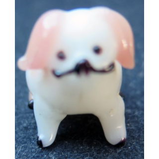 chien en verre (2,5 x 3 cm)