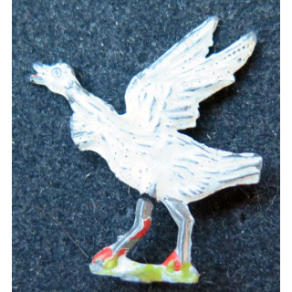 oiseau en métal (2,5 x 2,2cm) queue cassée