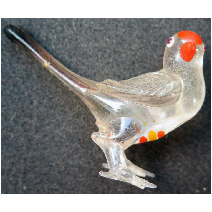 Oiseau en verre (4 x 5,5 cm)