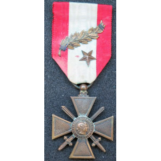 Croix guerre théâtres opérations extérieures palme étoile bronze TOE
