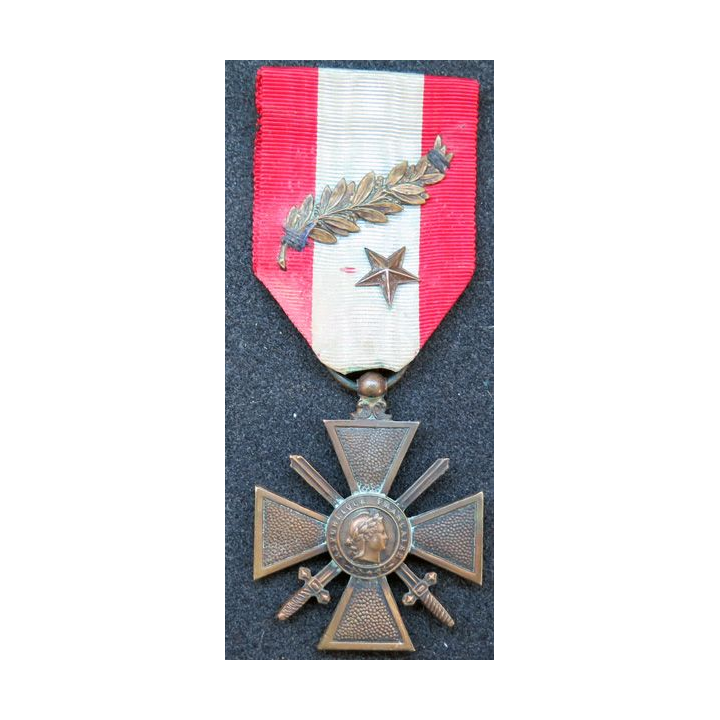 Croix guerre théâtres opérations extérieures palme étoile bronze TOE