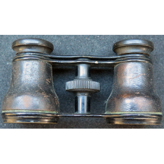 Paire de jumelles de théâtre Crosti Duchesse 12 verres Bordeaux