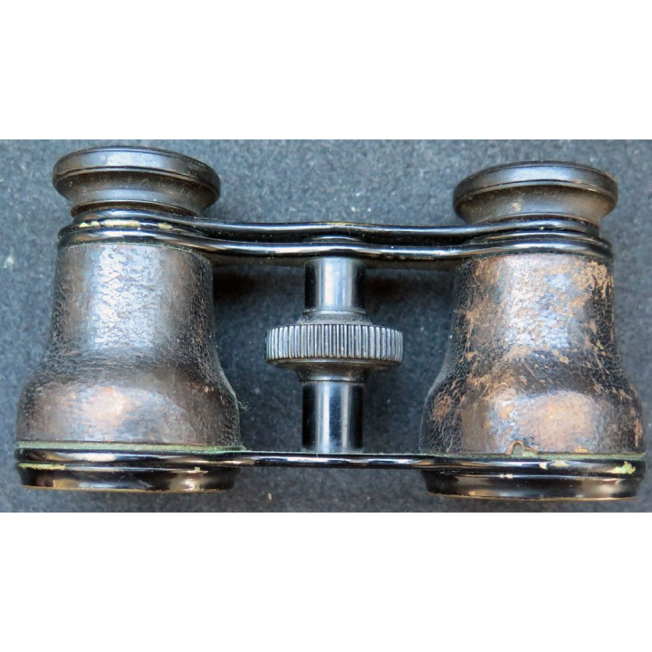 Paire de jumelles de théâtre Crosti Duchesse 12 verres Bordeaux