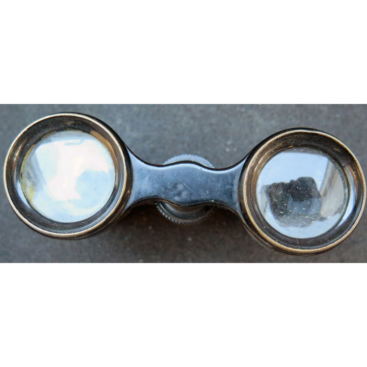 Paire de jumelles de théâtre Crosti Duchesse 12 verres Bordeaux