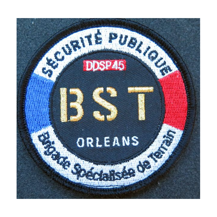 DDSP 45 Insigne tissu brigade spécialisée de terrain BST d'Orléans