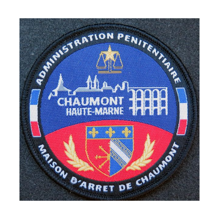 Insigne tissu de la maison d'arrêt Chaumont Haute Marne pénitentiaire