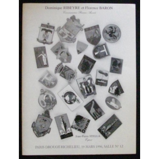 Catalogue illustré RIBEYRE - BARON sur insignes régimentaires Stella 