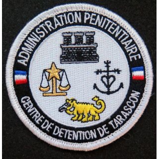 Insigne tissu administration pénitentiaire centre détention Tarascon