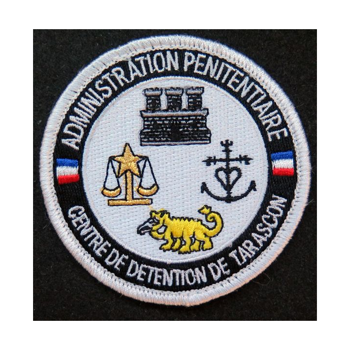 Insigne tissu administration pénitentiaire centre détention Tarascon