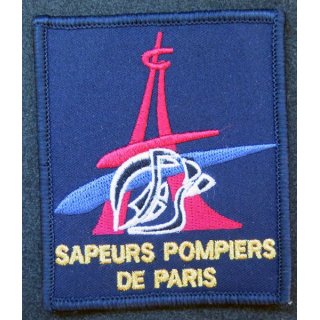 Insigne tissu des sapeurs pompiers de Paris sur scratch