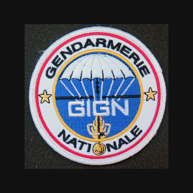 Insigne tissu cellule du GIGN Gendarmerie nationale sur scratch