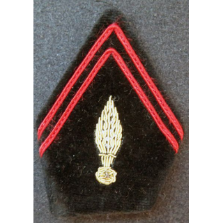 Soutache de colde cadre du génie en canetille
