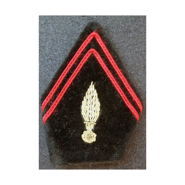 Soutache de colde cadre du génie en canetille