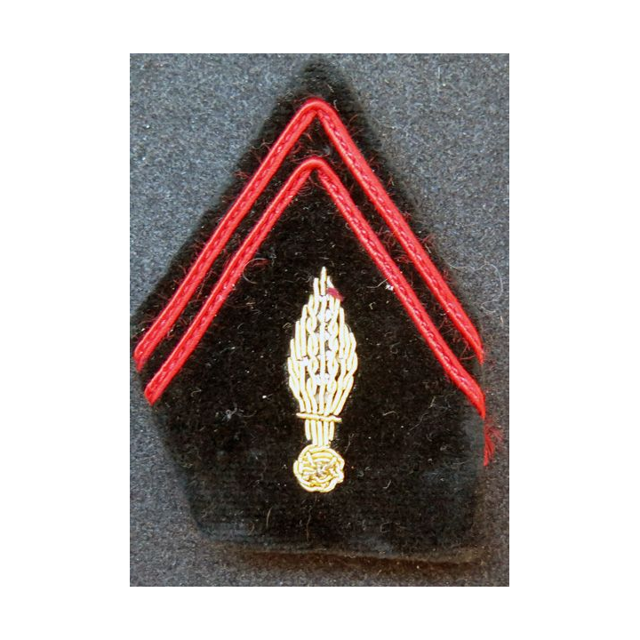 Soutache de colde cadre du génie en canetille