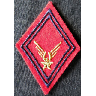 LOSANGE DE BRAS MODÈLE 45 : Modèle sous-officiers du GAOA ALAT (Artillerie) fil doré