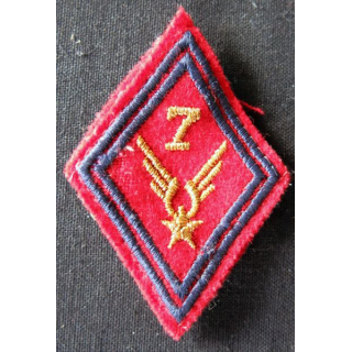 LOSANGE DE BRAS MODÈLE 45 : 7° RHC ALAT (Artillerie) modèle sous-officier
