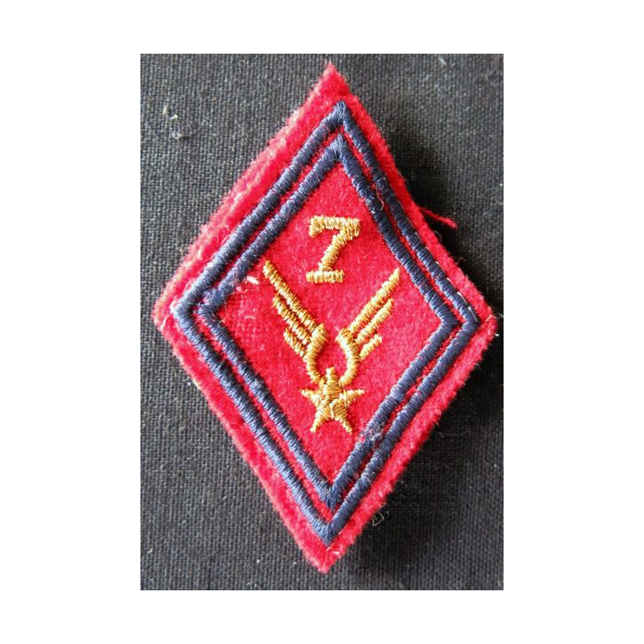 LOSANGE DE BRAS MODÈLE 45 : 7° RHC ALAT (Artillerie) modèle sous-officier