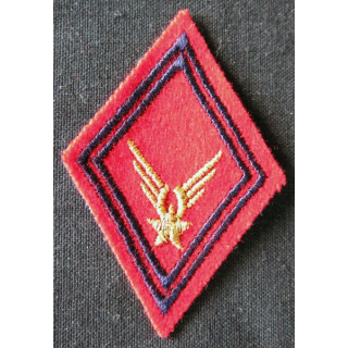 LOSANGE DE BRAS MODÈLE 45 : Modèle sous-officiers du GAOA ALAT (Artillerie) fil doré