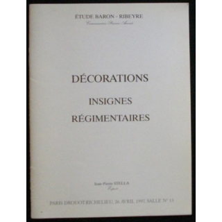 CATALOGUE RIBEYRE - BARON DROUOT 26 AVRIL 1997