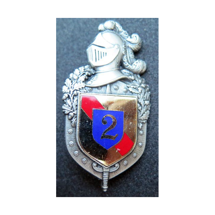 Insigne de la 2° LG occupation gendarmerie écu A.B H. 634