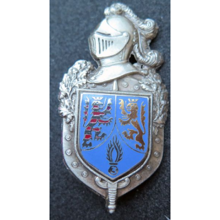 Insigne 3° LG occupation gendarmerie écu A.B H. 629 plateau Ballard