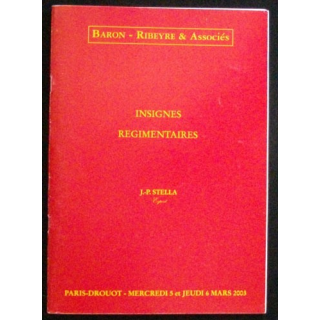 Catalogue illustré RIBEYRE - BARON sur insignes régimentaires Stella 