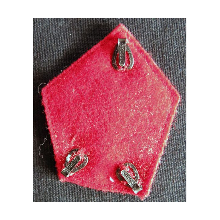 PATTE DE COL : modèle sous officiers d'artillerie hors unité ou état major ou école (à l'unité)