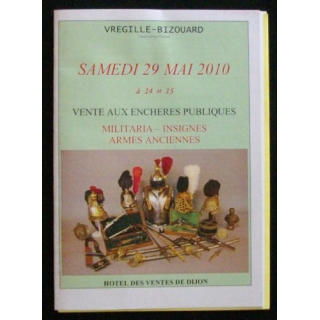 CATALOGUE VREGILLE - BIZOUARD - DIJON - 29 MAI 2010