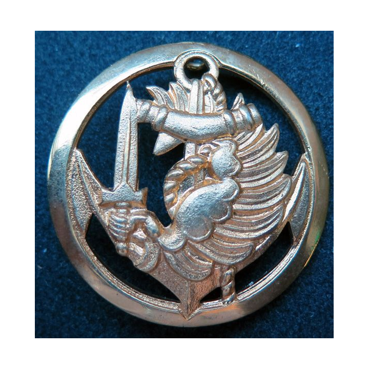 insigne de béret des troupes aéroportées d'infanterie de marine 1970