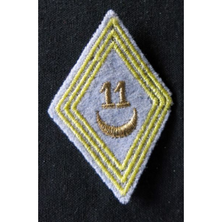 LOSANGE DE BRAS MODÈLE 45 : modèle sous officiers 11° bataillon de tirailleurs algériens AFN 1954