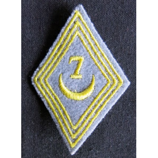 LOSANGE DE BRAS MODÈLE 45 : modèle troupe du 3° régiment de tirailleurs algériens