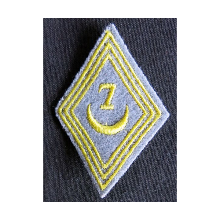 LOSANGE DE BRAS MODÈLE 45 : modèle troupe du 3° régiment de tirailleurs algériens