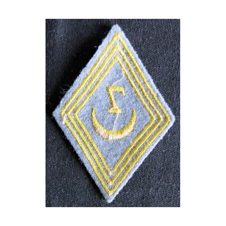 LOSANGE DE BRAS MODÈLE 45 : modèle troupe du 3° régiment de tirailleurs algériens