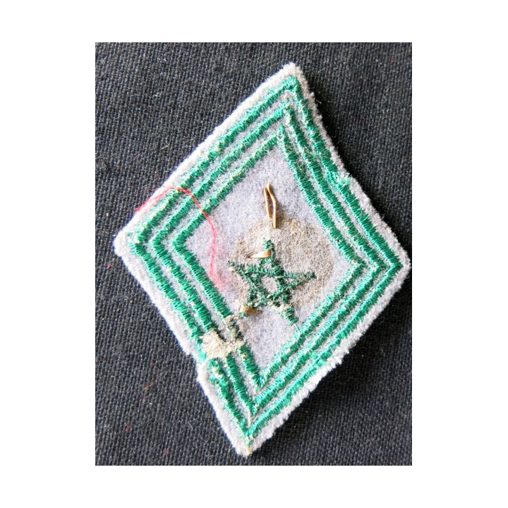 LOSANGE DE BRAS MODÈLE 45 : modèle sous officiers du 5° régiment de tirailleurs marocains 1950 INDO