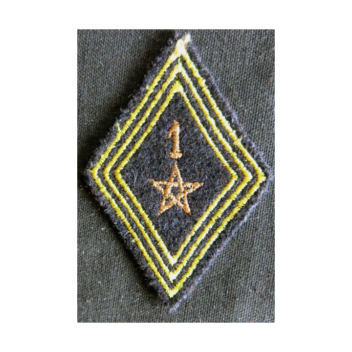LOSANGE DE BRAS MODÈLE 45 :  modèle sous officiers 1° régiment de spahis marocain AFN