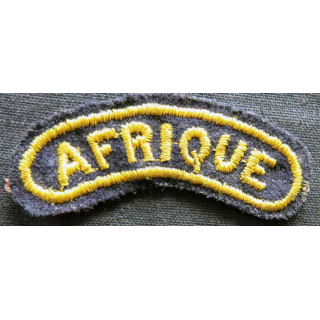 BANDE D'EPAULE : Ecusson pour régiment de l'armée d'Afrique