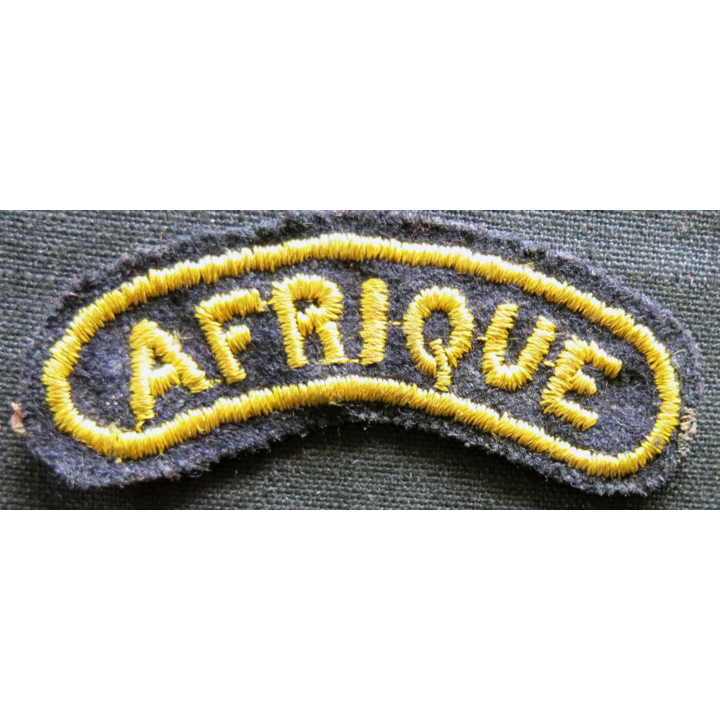 BANDE D'EPAULE : Ecusson pour régiment de l'armée d'Afrique