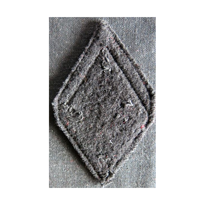 LOSANGE DE BRAS MODÈLE 45 : Ecusson 1° classe du 65° régiment d'artillerie d'Afrique 1958