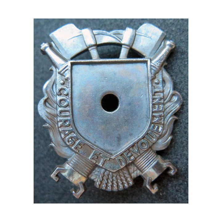 POMPIERS : Support de blason de sapeurs pompiers fabrication Arthus Bertra,nd 