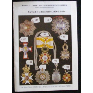CATALOGUE LELIEVRE - MAICHE - CHARTRES - 16 DÉCEMBRE 2000